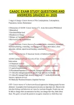 Caadc Exam Study Questions And Answers Graded A&plus; 2026