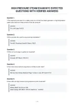 High Pressure Steam Exam Nyc Expected&NewLine;Questions With Verified Answers