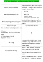 NFDN 2007 FINAL Exam Test Questions and Answers Graded A
