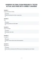 Hondros 163 Final Exam Frequently Tested&NewLine;Actual Questions With Correct Answers