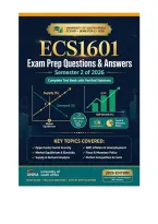 ECS1601 Exam Prep Questions & Answers Semester 2 of 2026 &ndash; Complete Test Bank with Verified Solutions