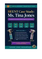 HEENT Case Study&colon; Ms&period; Tina Jones &vert; Comprehensive Assessment & Shadow Health Guide &vert;2026 Updated
