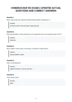 Hondros Nur 163 Exam 2 Updated Actual&NewLine;Questions And Correct Answers