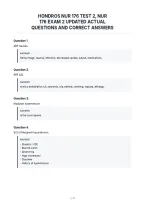 Hondros Nur 176 Exam 1 Updated Actual&NewLine;Questions With Correct Answers&NewLine;