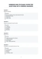 Hondros Nur 176 Test 1&NewLine;Frequently Tested Actual Exam Questions&NewLine;With Correct Answers