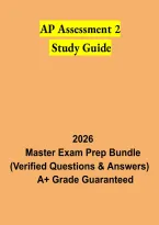 AP Assessment 2 Study Guide &ndash; Key Concepts&comma; Exam Review and Test Preparation