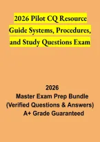 2026 Pilot CQ Resource Guide &ndash; Aircraft Systems&comma; Flight Procedures and Exam Study Questions