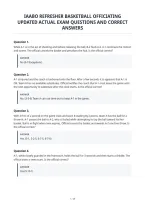 Iaabo Refresher Basketball Officiating&NewLine;Updated Actual Exam Questions And Correct&NewLine;Answers&NewLine;