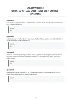 Iaabo Written&NewLine;Updated Actual Questions With Correct&NewLine;Answers