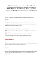 NYC Hoisting Machine Operator License Exam 2026 &ndash; 190 &NewLine;Professional Certification Practice Questions with Answers & &NewLine;Detailed Rationales&comma; Crane Operations&comma; Rigging&comma; Load Charts&comma; &NewLine;Operator Safety&comma; Equipment Inspections & NYC DOB Regulations