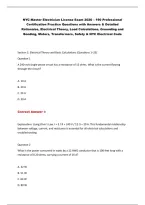 NYC Master Electrician License Exam 2026 &ndash; 190 Professional &NewLine;Certification Practice Questions with Answers & Detailed &NewLine;Rationales&comma; Electrical Theory&comma; Load Calculations&comma; Grounding and &NewLine;Bonding&comma; Motors&comma; Transformers&comma; Safety & NYC Electrical Code