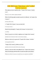 ESE 200 Exam 2 Questions with Verified&NewLine;Correct Answers