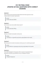 Ics 100 Final Exam&NewLine;Updated Actual Questions With Correct&NewLine;Answers