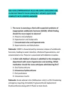 Nsg 4100 Comprehensive Nclex-Rn Exam&colon; Endocrine And Fluid&sol;Electrolyte Focus &lpar;2026&sol;2027 Update&rpar; Questions Complete With Verified Answers