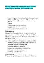 Nsg 4100 Comprehensive Nursing Exam Review&colon; 2026&sol;2027 Update Complete Questions With Verified Answers