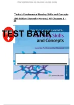 Timby&rsquo;s Fundamental Nursing Skills and Concepts 13th Edition Test Bank by Loretta A&period; Donnelly-Moreno &ndash; Exam Questions and Answers
