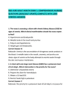 Nsg 4100 Adult Health Exam 1&colon; Comprehensive Nursing Questions &lpar;2026&sol;2027 Update&rpar; Complete With 100&percnt; Verified Answers