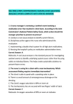 Nsg 4800 Comps Comprehensive Nursing Exam Questions&colon; 2026&sol;2027 Update Complete With Verified Answers