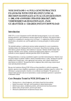 Nur 210 Exams 1&ndash;4&colon; Full-Length Practice &NewLine;Exam Bank With Step-By-Step Clinical &NewLine;Decision Rationales Actual Exam &lbrack;Question &NewLine;1- 200&rsqb; And Answers Updated 2026&sol;2027&vert; 100&percnt; &NewLine;Verified&vert;Detailed Rationales &ndash;Pass &NewLine;Guaranteed A&plus; Graded &vert;Instant Download 