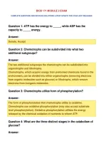 Biod 171 Module 2 Exam&NewLine;Complete Questions And Detailed Solutions Latest Update This Year Just Released
