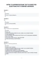 Intro To Apprenticeship Test B Expected&NewLine;Questions With Verified Answers
