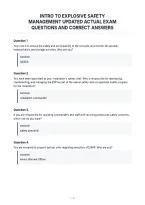 Intro To Explosive Safety&NewLine;Management Updated Actual Exam&NewLine;Questions And Correct Answers