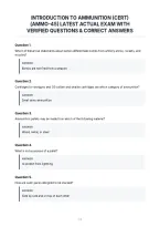 Introduction To Ammunition &lpar;Cert&rpar;&NewLine;&lpar;Ammo-45&rpar; Latest Actual Exam With&NewLine;Verified Questions & Correct Answers