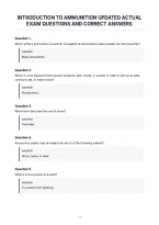 Introduction To Ammunition Updated Actual&NewLine;Exam Questions And Correct Answers