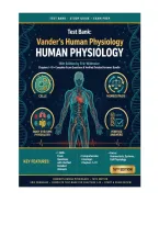 Test Bank&colon; Vander&rsquo;s Human Physiology &lpar;16th Edition&rpar; by Eric Widmaier &ndash; Chapters 1-19 Complete Exam Questions & Verified Detailed Answers Bundle