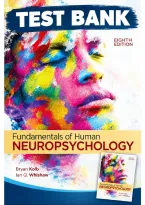 Test Bank For Fundamentals Of Human Neuropsychology 8Th Edition By Bryan Kolb And Ian Whishaw &vert; 100&percnt; Verified Prep