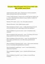 For Emergency Medical Responder First on Scene by Chris Le Baudour J David Bergeron Keith Wesley QUESTIONS AND ANSWERS RATED A LATEST UPDATE 2026