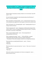 For Entrepreneurship Successfully Launching New Ventures by Bruce R Barringer R Duane Ireland Answers 20262027 RATED A