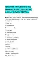 Abfas Cbps Treatment Practice&NewLine;Examination 2026 Questions And&NewLine;Correct Answers Graded A&plus;&NewLine;