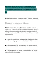 Ac Hpat Biology Comprehensive Test&NewLine;2026 Questions With Answers Graded&NewLine;A&plus;