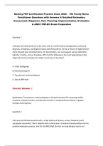 Barkley FNP Certification Practice Exam 2026 &ndash; 190 Family Nurse &NewLine;Practitioner Questions with Answers & Detailed Rationales&comma; &NewLine;Assessment&comma; Diagnosis&comma; Care Planning&comma; Implementation&comma; Evaluation &NewLine;& ANCC FNP-BC Exam Preparation