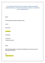 Rte 1000 Final Exam Review Actual Exam Questions And Correct &NewLine;Answers &lpar;Verified&rpar; &vert; Latest Update 2026&sol;2027 &vert; Graded A&plus; &vert; Brand New &NewLine;&vert; 100&percnt; Guaranteed Pass