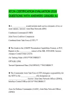Atcn Certification Evaluation 2026&NewLine;Questions With Answers Graded A&plus;