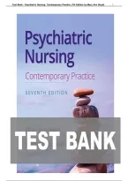 Test Bank - Psychiatric Nursing Contemporary Practice&comma; 7Th Edition &lpar;Ann Boyd&comma; 2025&rpar;&comma;&NewLine;