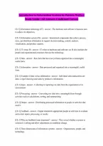 For Introduction to Information Systems by Patricia Wallace Latest UPDATE 100 CORRECT ANSWERS