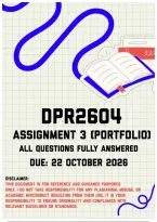 DPR2604 Assignment 3 &lpar;Portfolio&rpar; MEMO &vert; Due 22 October 2026