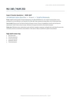 NU 160 &sol; NUR 253 Mental Health Exam 2&colon; 110 Practice Questions &lpar;PDF&rpar; &vert; 2026&ndash;2027 &vert; Galen College of Nursing