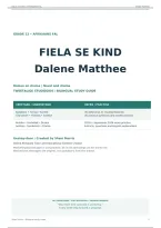 Fiela se kind&colon; Novel & Drama Combined &vert; Grade 12 Afrikaans FAL &vert; Bilingual Notes&comma; 30 Practice Questions & 2 Past-Paper Sets