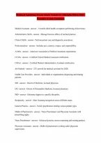 For Medical Assisting by Michelle Blesi QUESTIONS AND ANSWERS RATED A LATEST UPDATE 2026