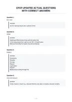 Cpxp Updated Actual Questions&NewLine;With Correct Answers