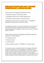 Nurs 5315 Uta Exam 2 &lbrack;2026&sol;2027&rsqb; &vert; Advanced&NewLine;Pathophysiology &vert; Detailed Solutions