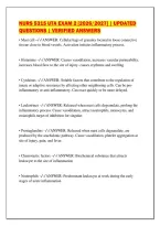 Nurs 5315 Uta Exam 2 &lbrack;2026&sol;2027&rsqb; &vert; Updated&NewLine;Questions &vert; Verified Answers