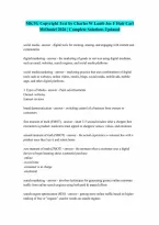 for MKTG Copyright 2026 by Charles W Lamb Joe F Hair Carl McDaniel 100 Correct Answers Verified A Graded