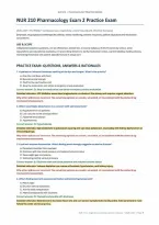 NUR 210 Pharmacology Exam 2&colon; 110 Practice Questions &lpar;PDF&rpar; &vert; 2026&ndash;2027 &vert; Galen College of Nursing