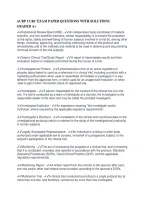 Acrp Ccrc Exam Paper Questions With Solutions&NewLine;Graded A&plus;