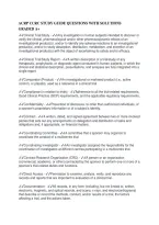 Acrp Ccrc Study Guide Questions With Solutions&NewLine;Graded A&plus;